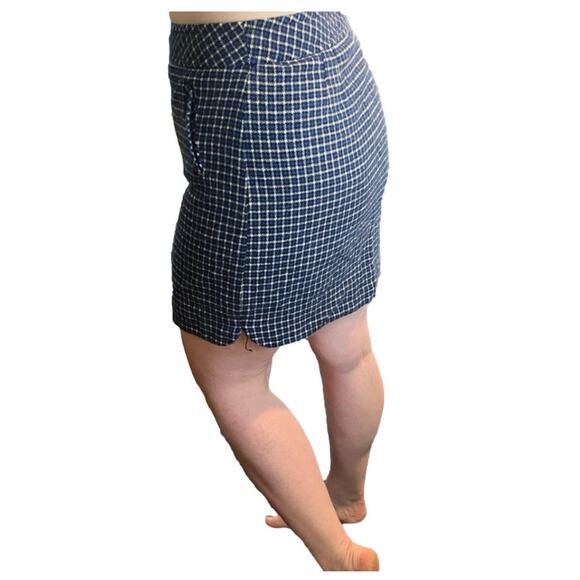 Talbots 6P Plaid Wool Skirt Classic Clueless Blair Waldorf Old Money Preppy work - Picture 4 of 5